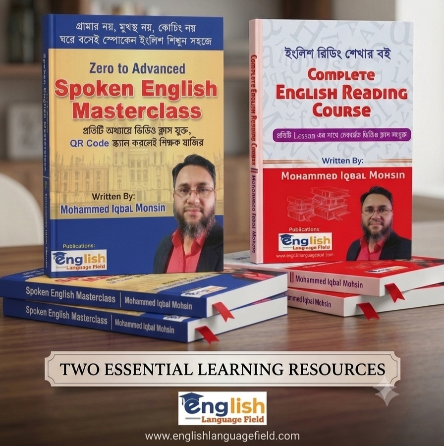 2 Books: Spoken English Masterclass & English Reading Course Book